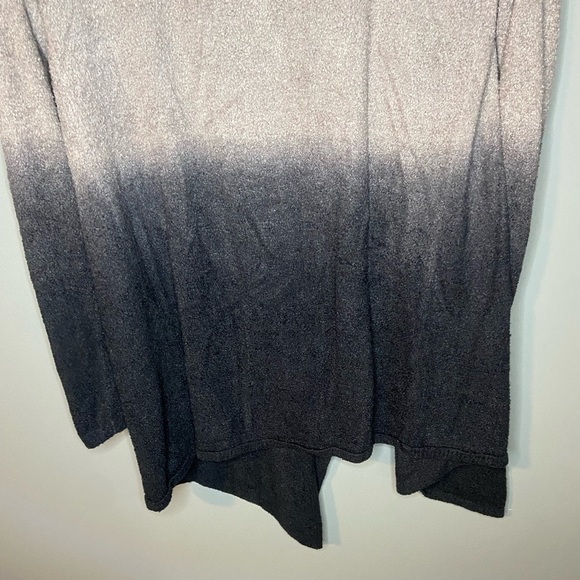 Barefoot Dreams Ombre Gray Cardigan - Picture 7 of 9